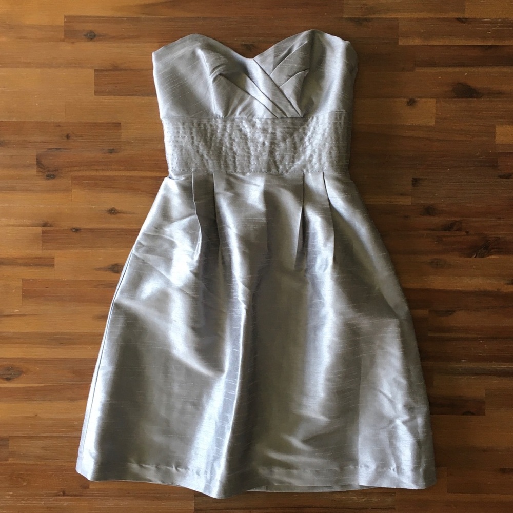 Alfred Sung Strapless Cocktail Dress